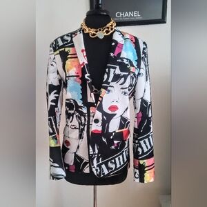 Multi Face Multi Color Men's Blazer